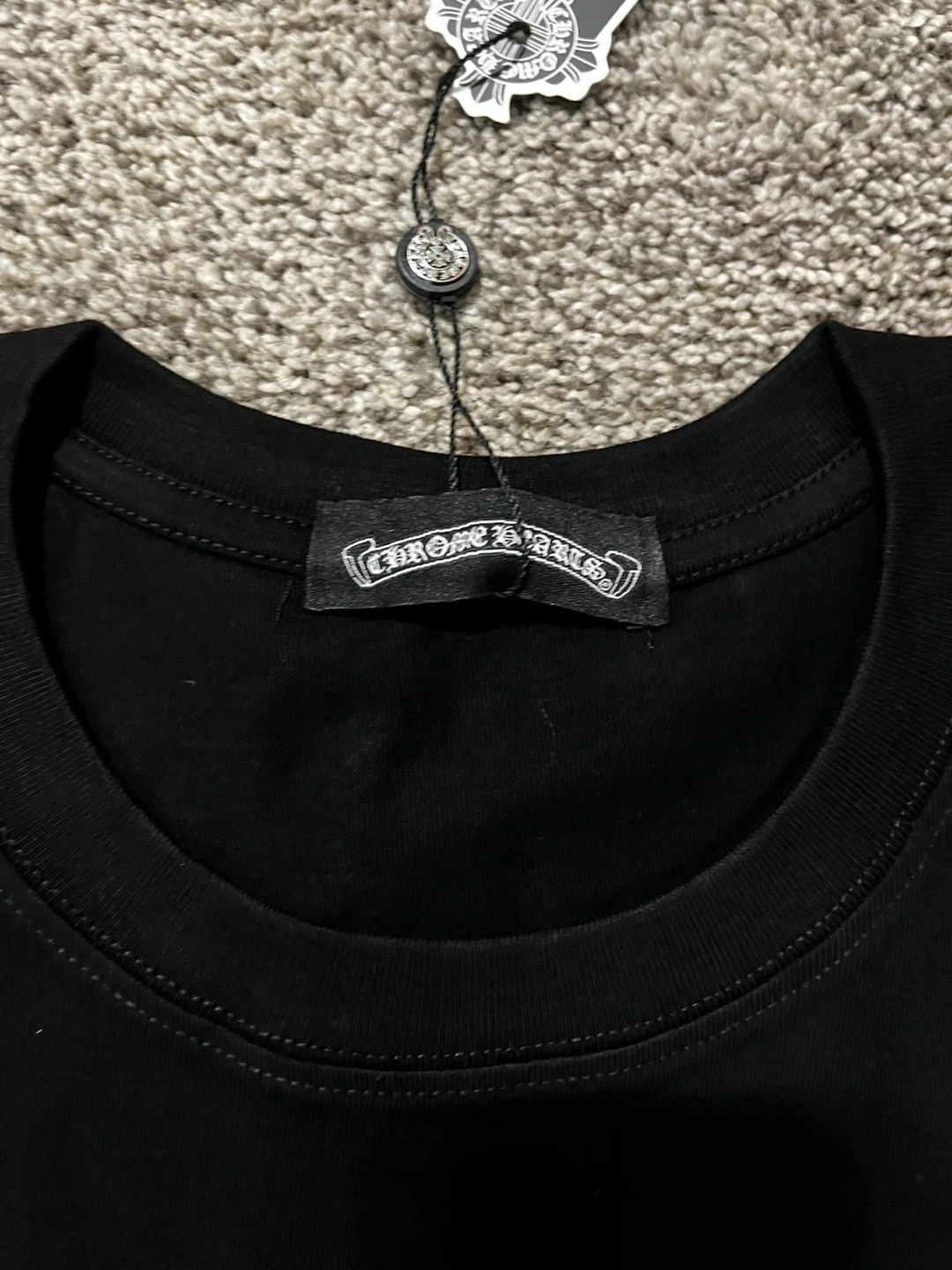 Chrome Hearts Black T-Shirt - photo 2
