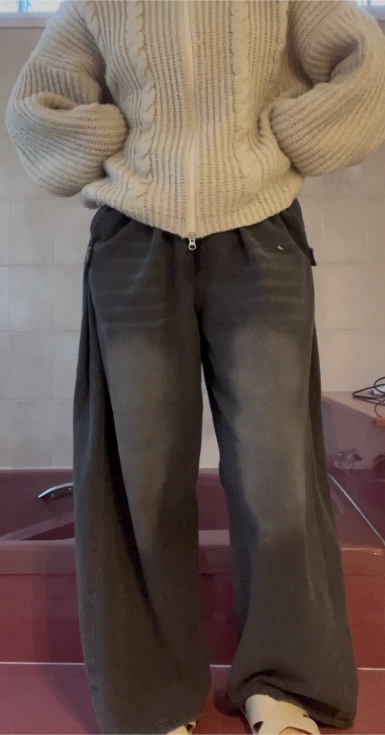 Dark Wash Wide Leg Jeans