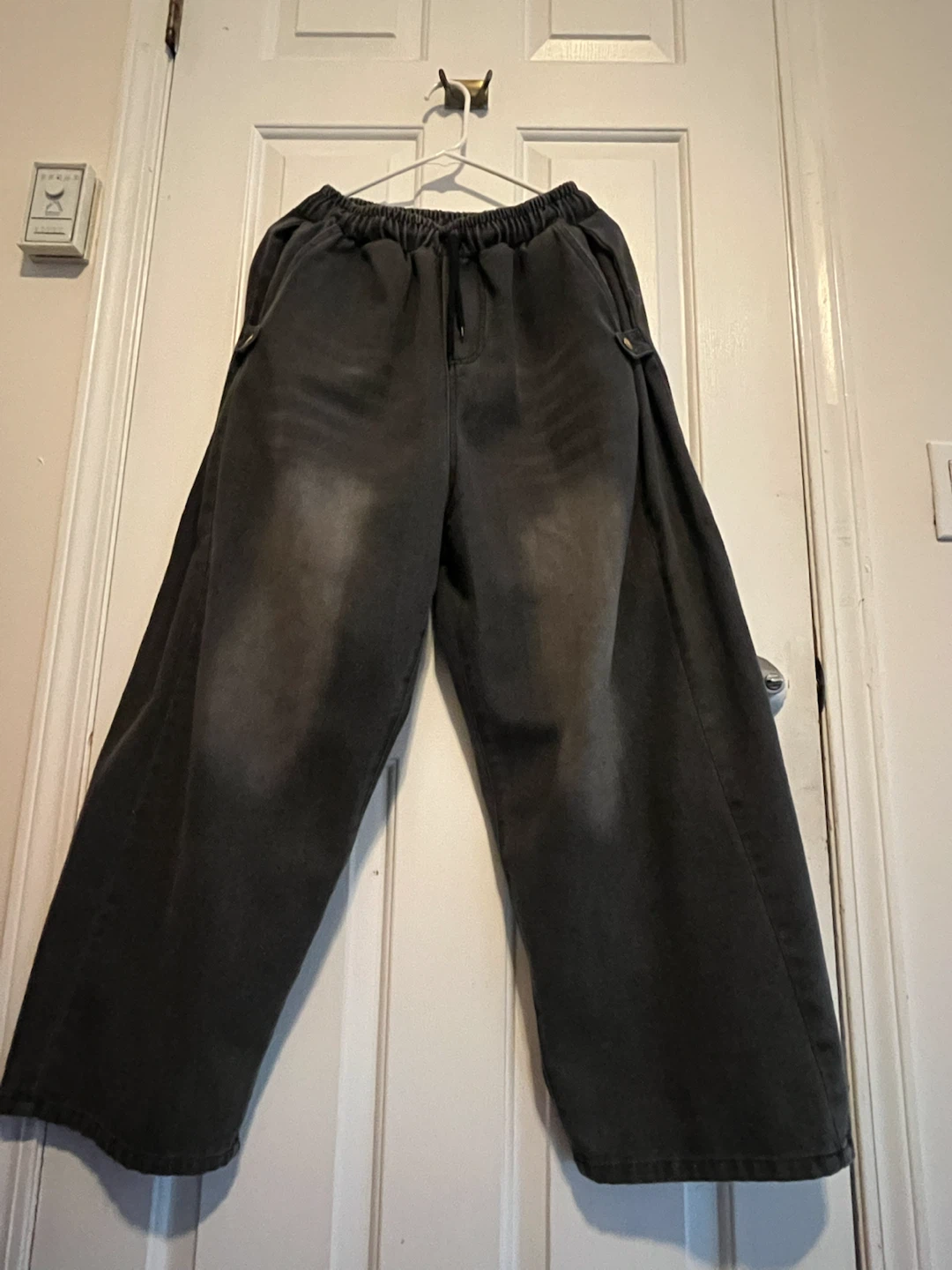 Dark Wash Wide Leg Jeans - photo 3