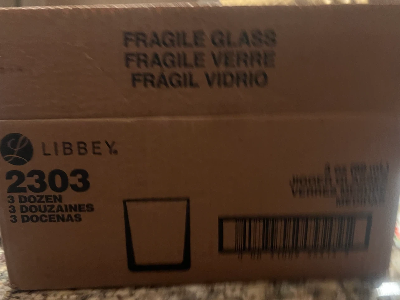 (31) 3 oz Libbey 2303 Glass Tumblers