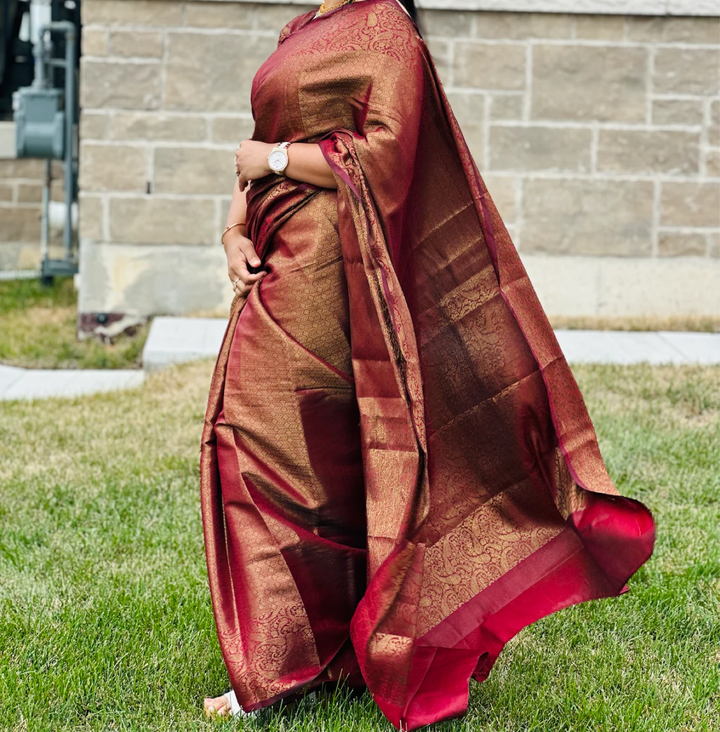 Women's Kanjeevaram Silk Saree - photo 3
