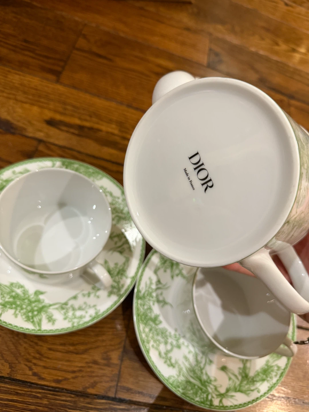 Dior Tea Set with Teapot and 2 Cups/Saucers - photo 3