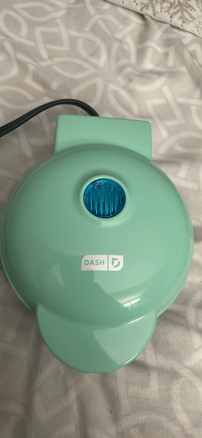 Dash Mini Waffle Maker - Aqua