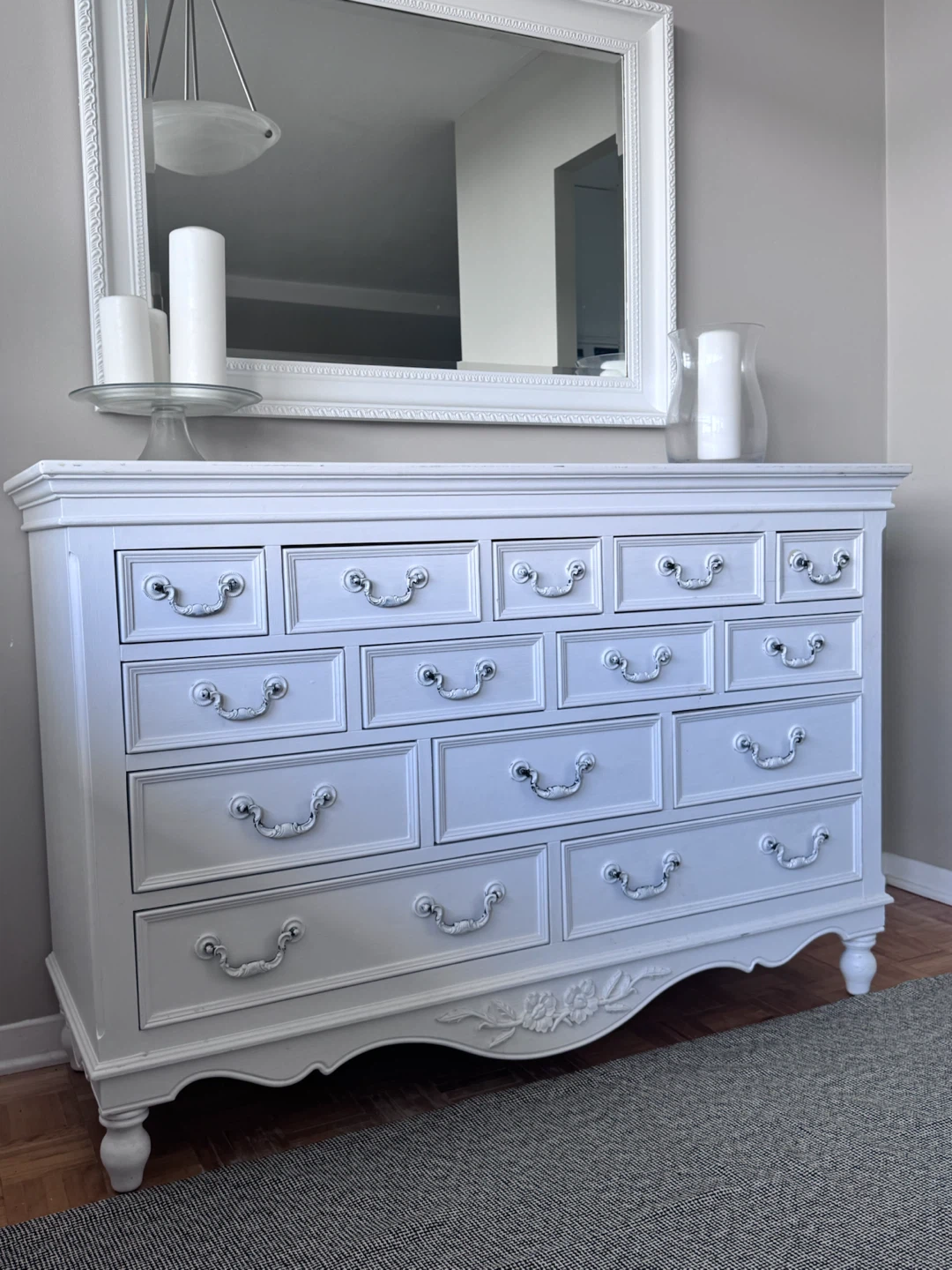 White Dresser with 12 Drawers - photo 2