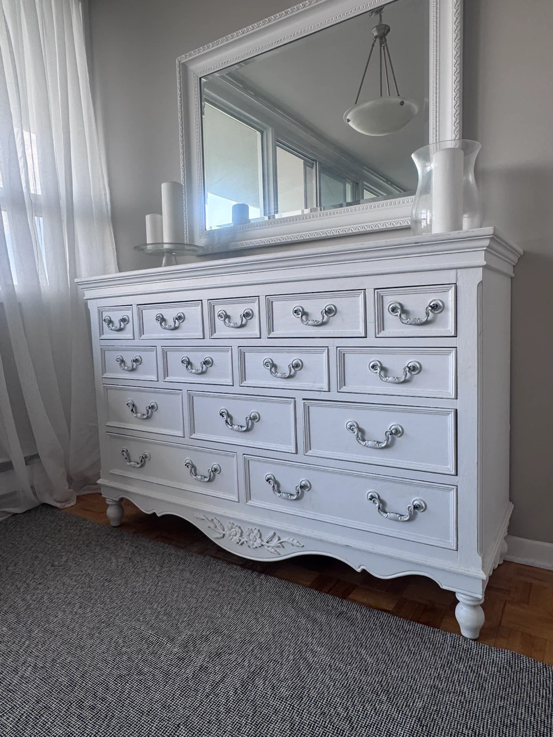 White Dresser with 12 Drawers - photo 3