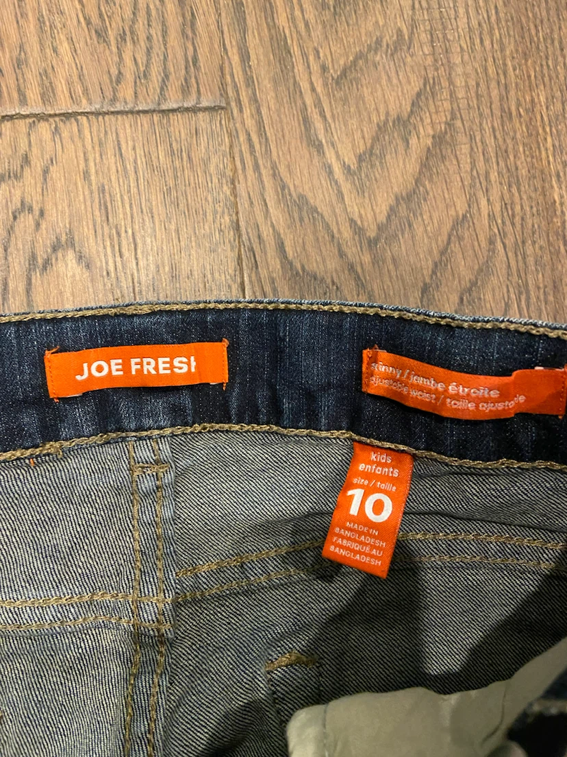 LIKE NEW: Kids Joe Fresh Skinny Jeans  Size 10 - photo 5