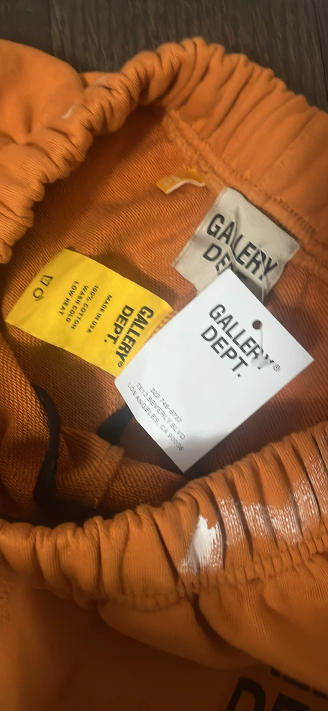 Gallery Dept. Orange Sweatpants - photo 3