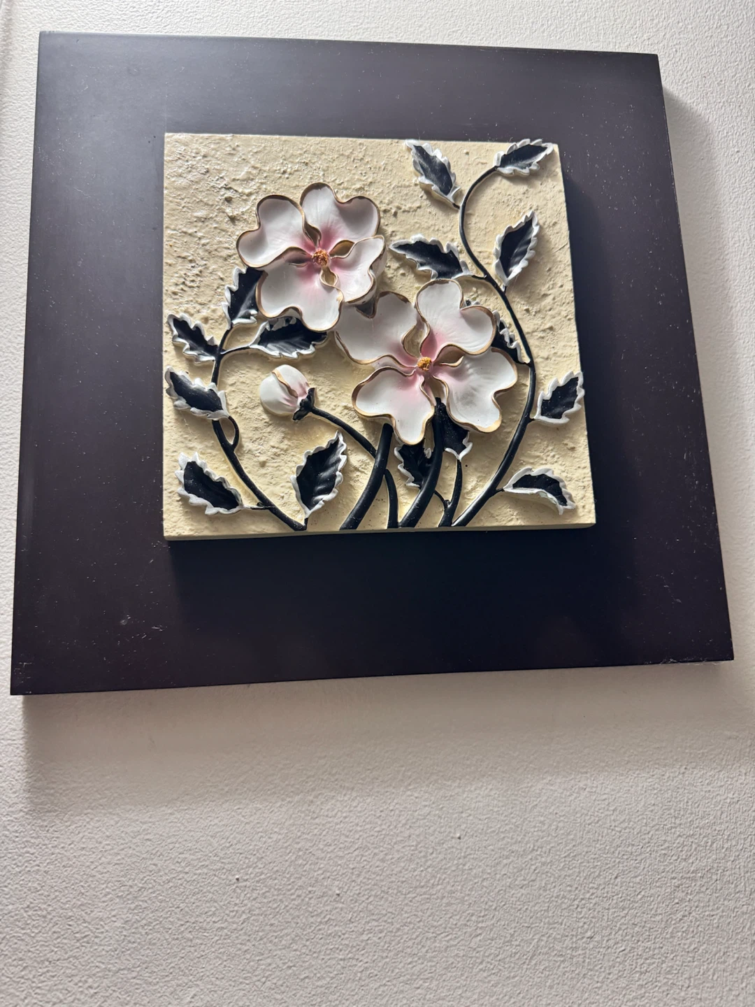 Set of 2 Floral Wall Art Pieces