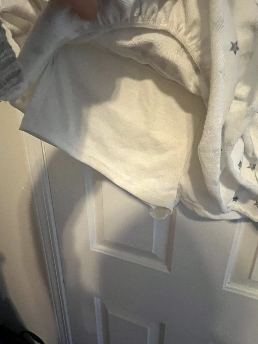 White Ruffled Star Shorts - photo 2