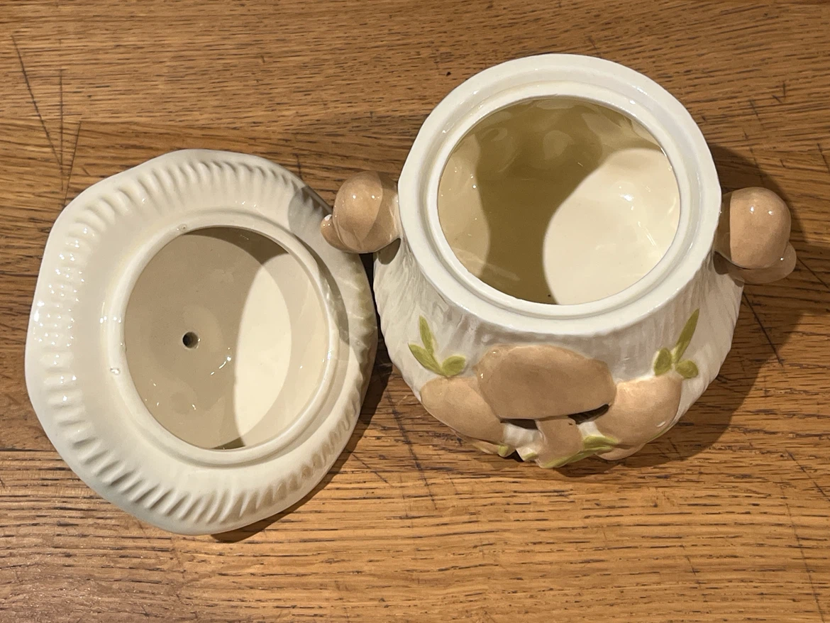 Ceramic Mushroom Sugar Bowl - photo 2