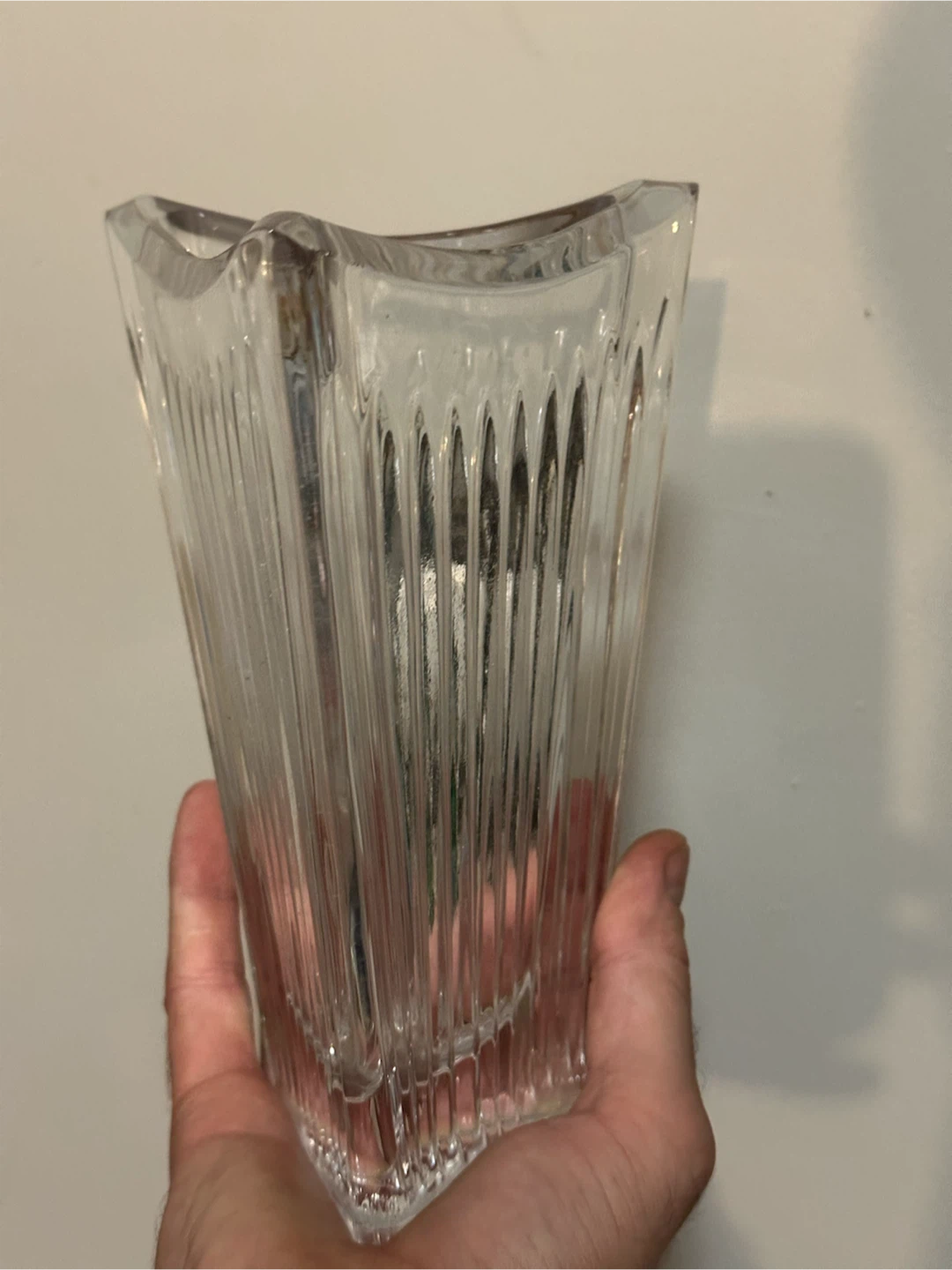 Mikasa crystal vase