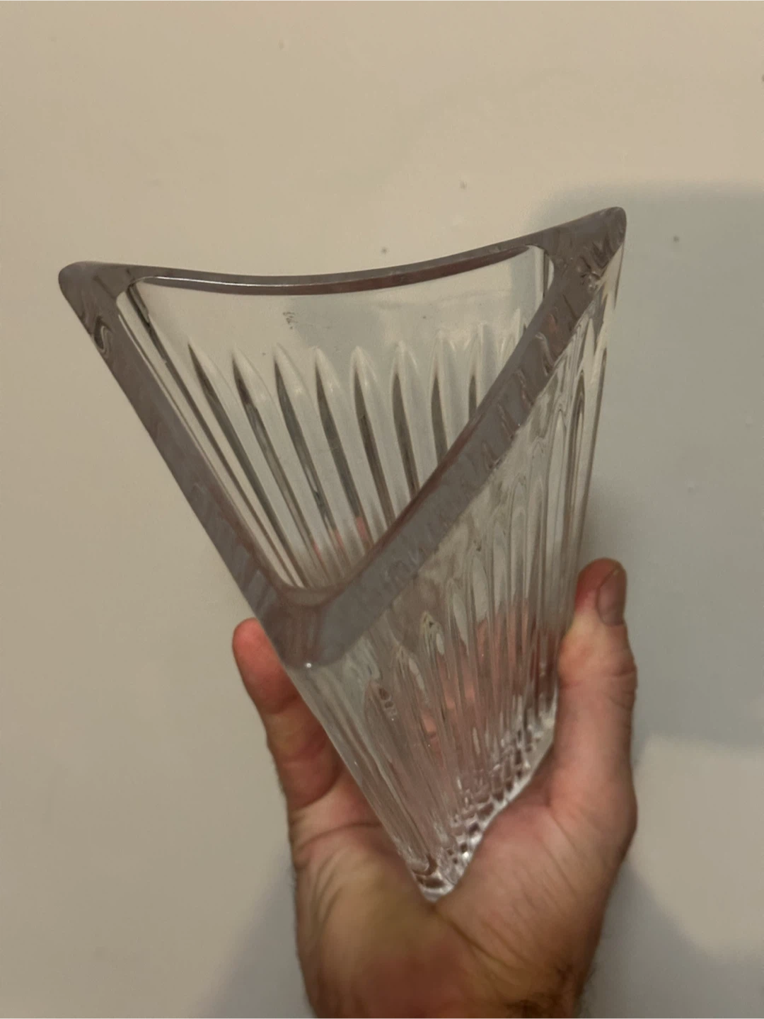 Mikasa crystal vase - photo 2