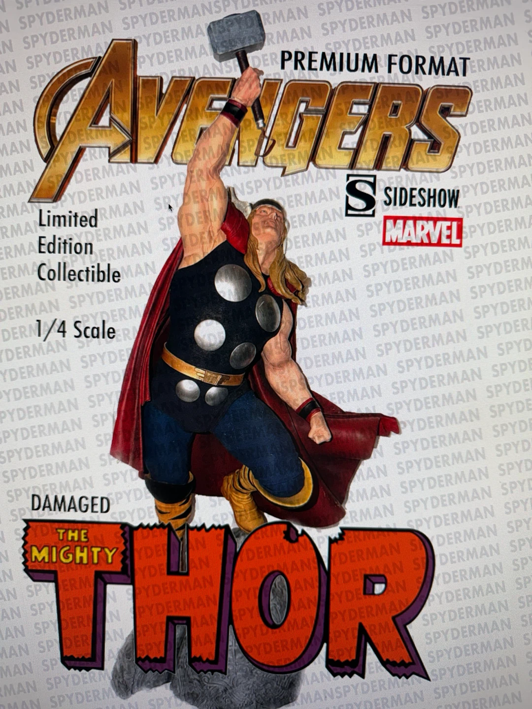 Sideshow Premium Format Thor Statue 1/4 Sc Limited Edition