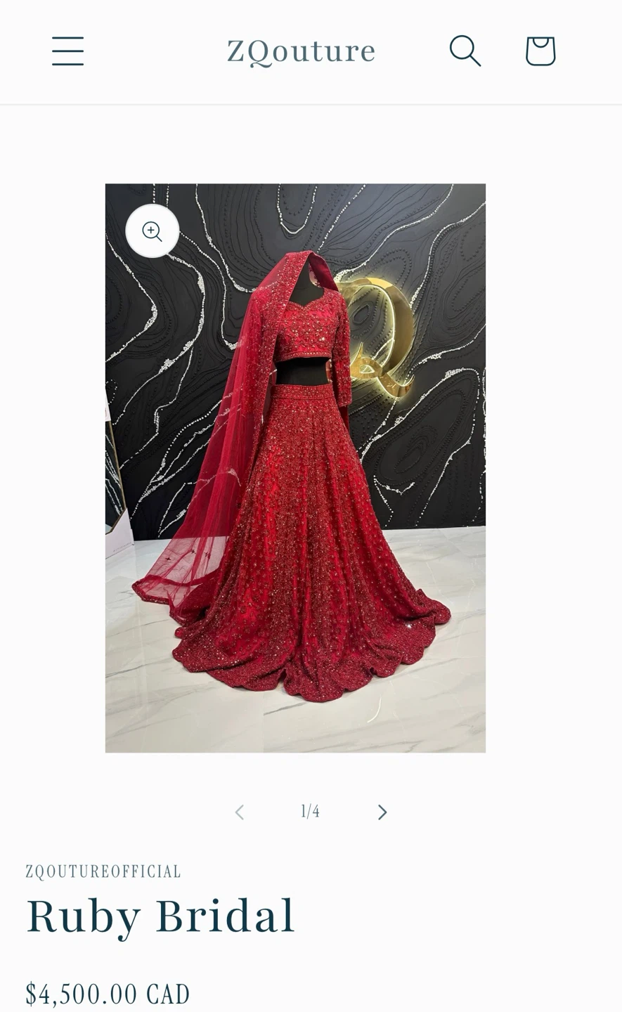 Bridal lehenga