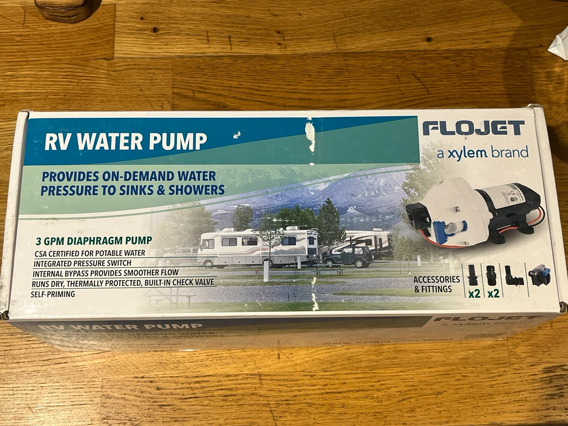 Flojet RV Water Pump 3 GPM