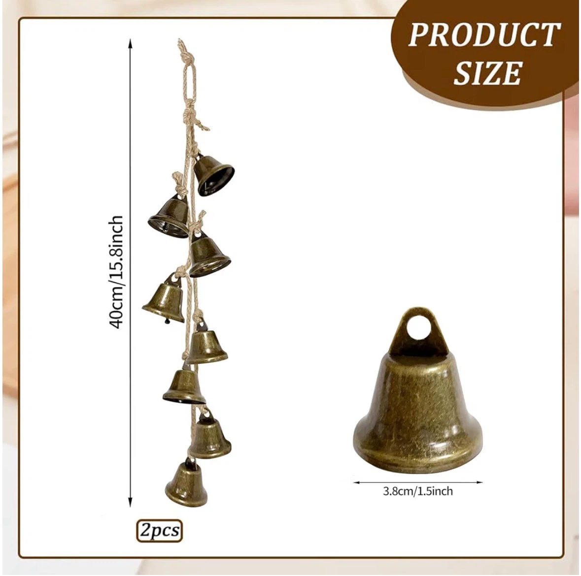 2 Pack Witch Bells - photo 3