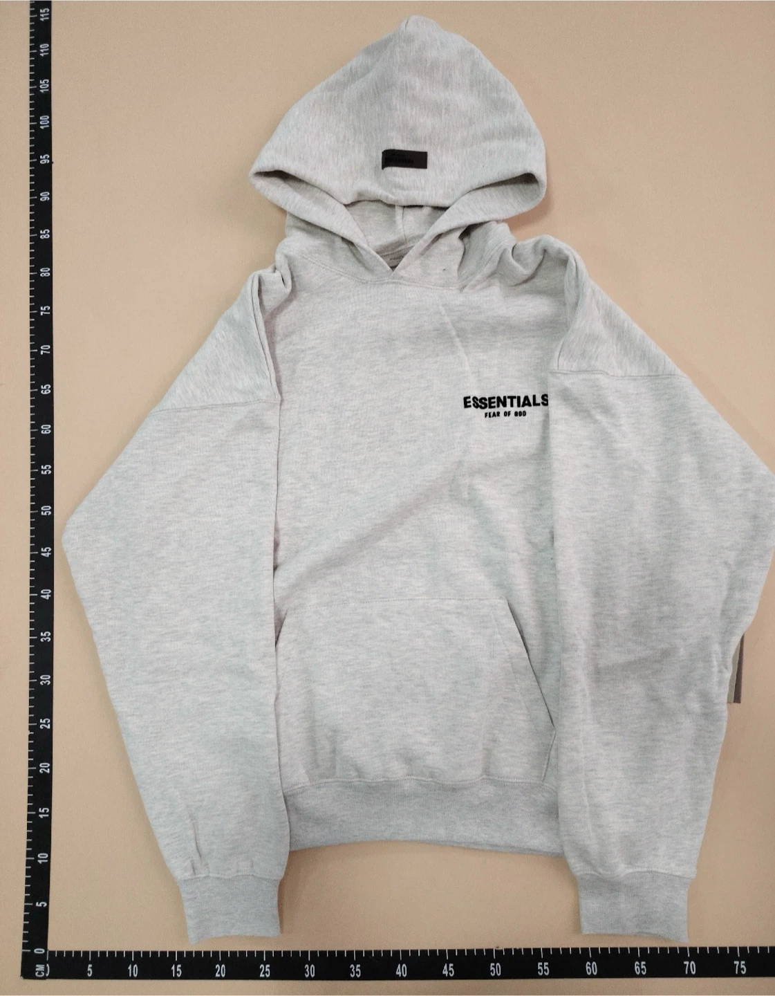 ESSENTIALS Fear of God Hoodie Grey Size M - photo 2