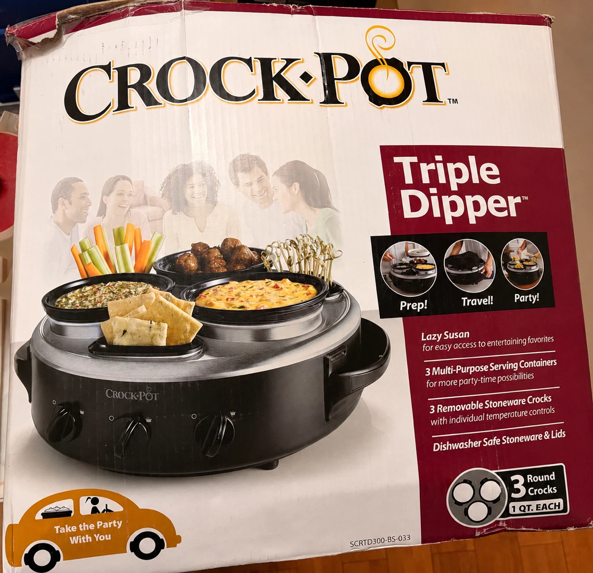Crock Pot triple dipper