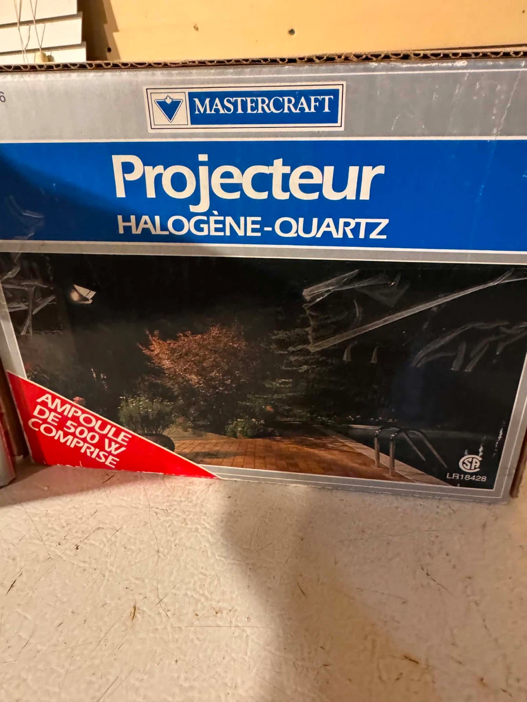 Mastercraft Quartz Halogen Floodlight 500W - photo 2