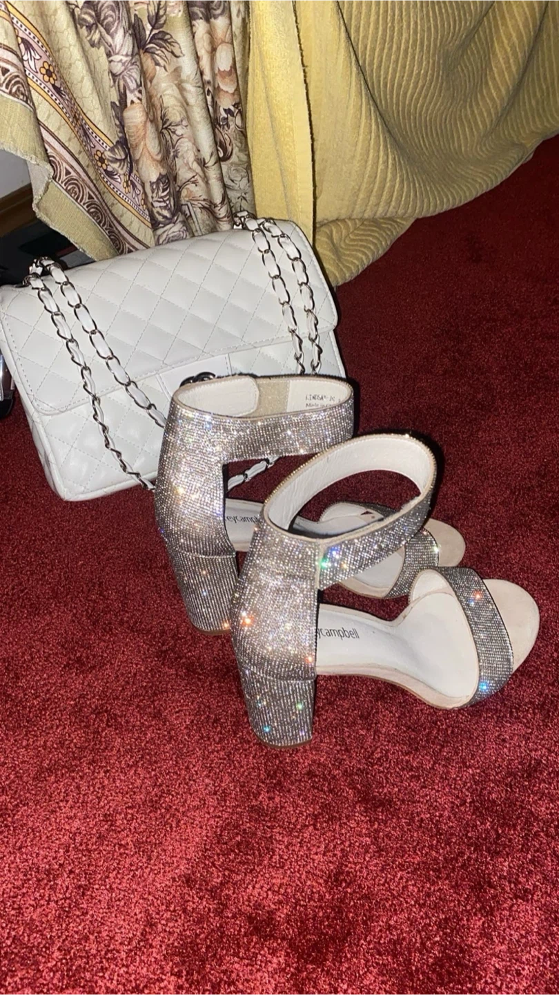 Jeffrey Campbell rhinestone heels