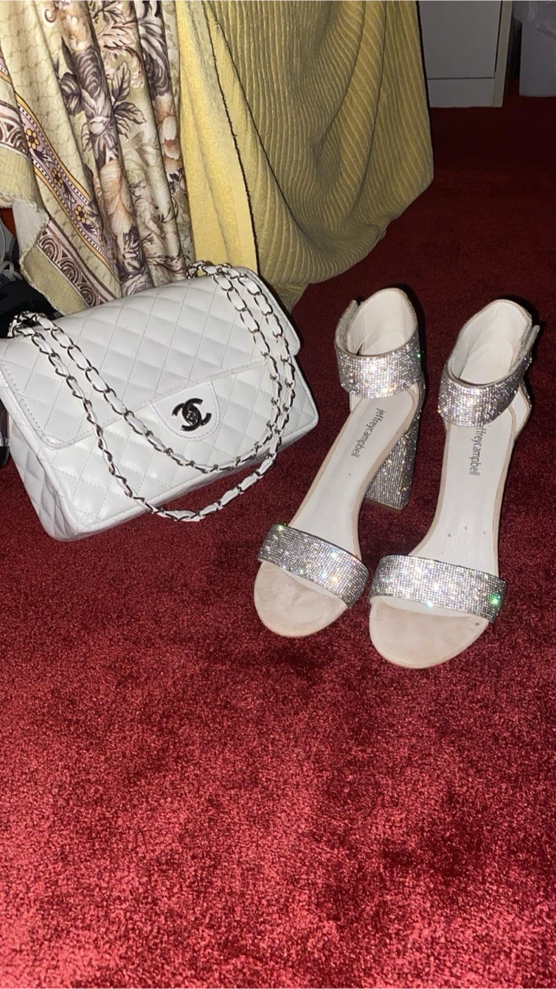 Jeffrey Campbell rhinestone heels - photo 3