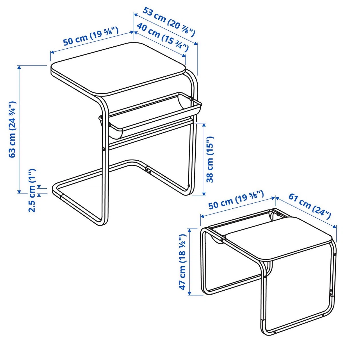 IKEA side table OLSEROD - photo 4