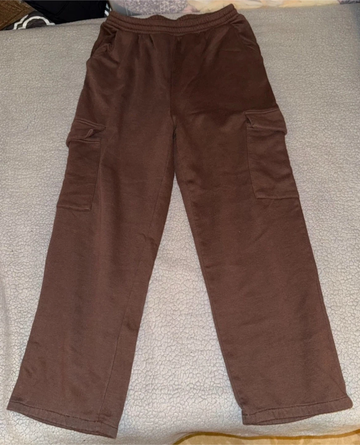 Urban Planet Brown Cargo Sweatpants