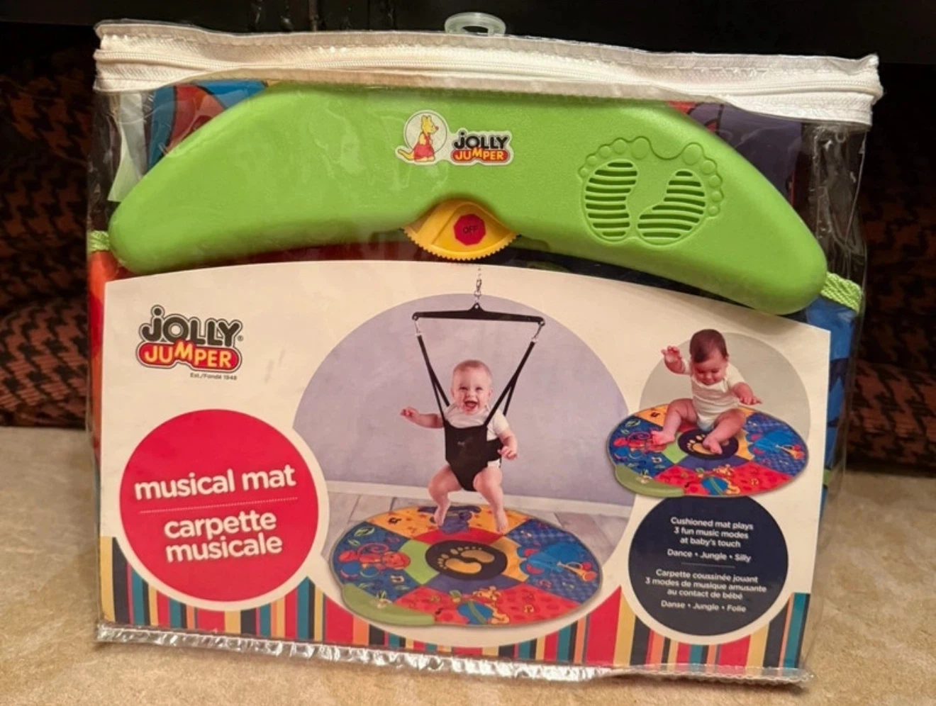 Bright Starts Playful Parade Door Jumper and Musical Mat Set