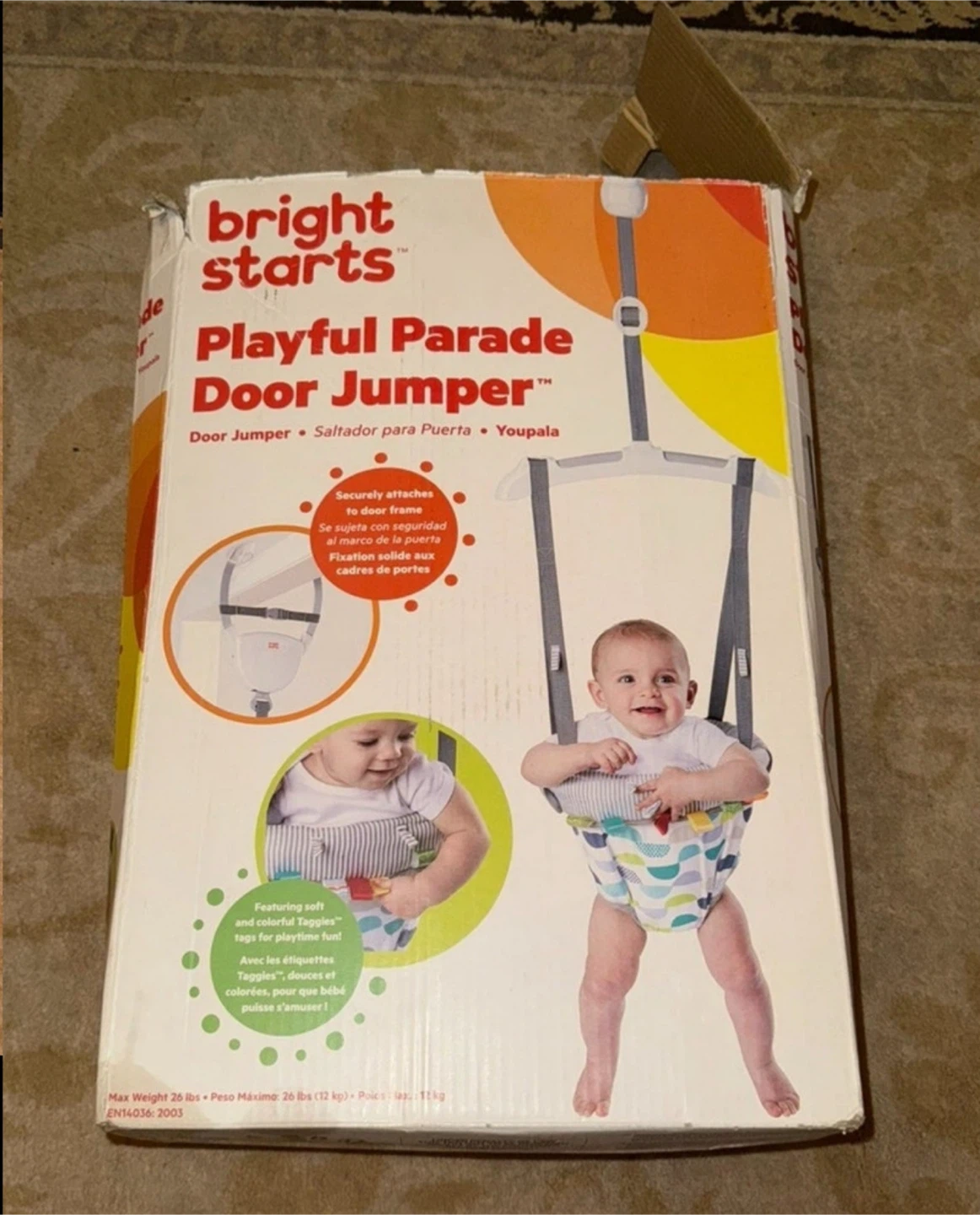 Bright Starts Playful Parade Door Jumper and Musical Mat Set - photo 3