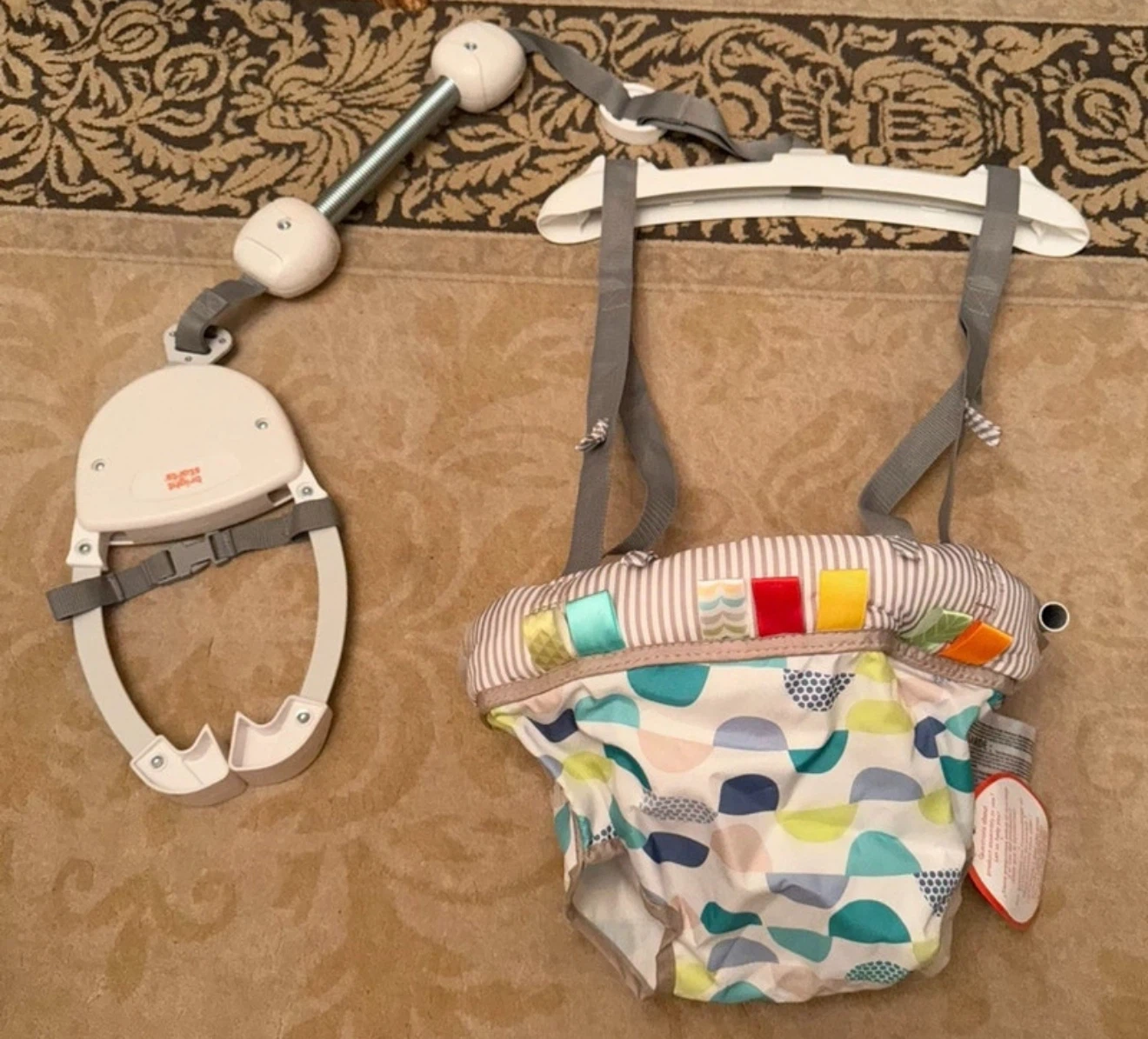 Bright Starts Playful Parade Door Jumper and Musical Mat Set - photo 4