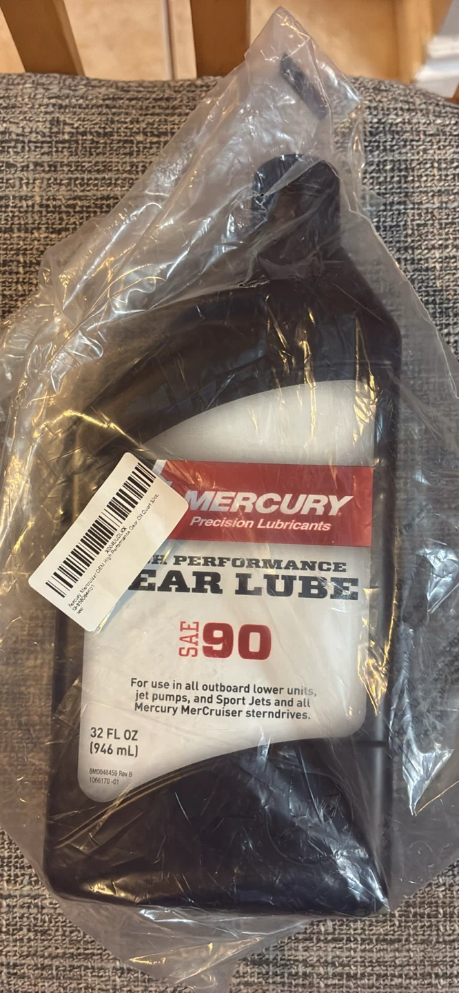 New Mercury High Performance SAE 90 Gear Lube - 32 oz