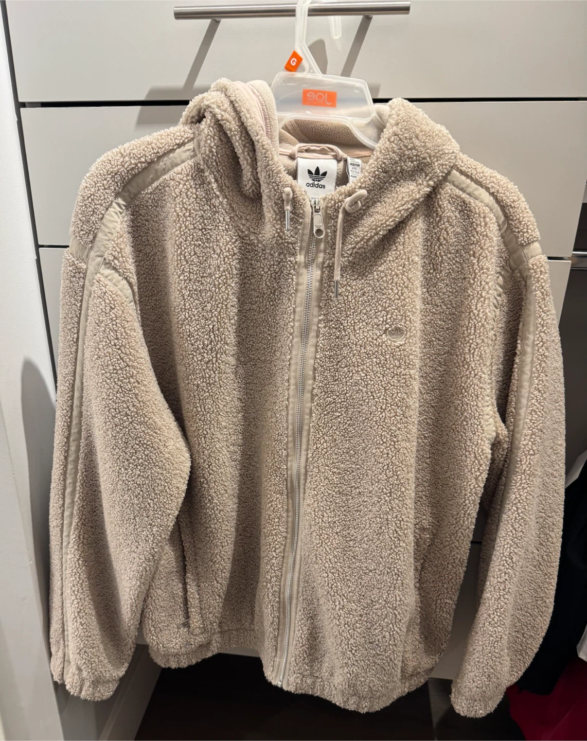 Adidas Sherpa Fleece Full Zip Hoodie
