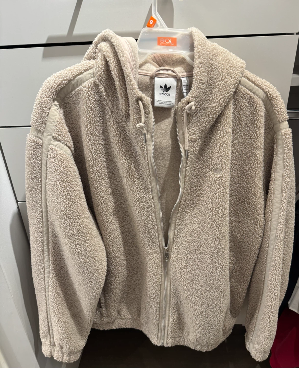 Adidas Sherpa Fleece Full Zip Hoodie - photo 2