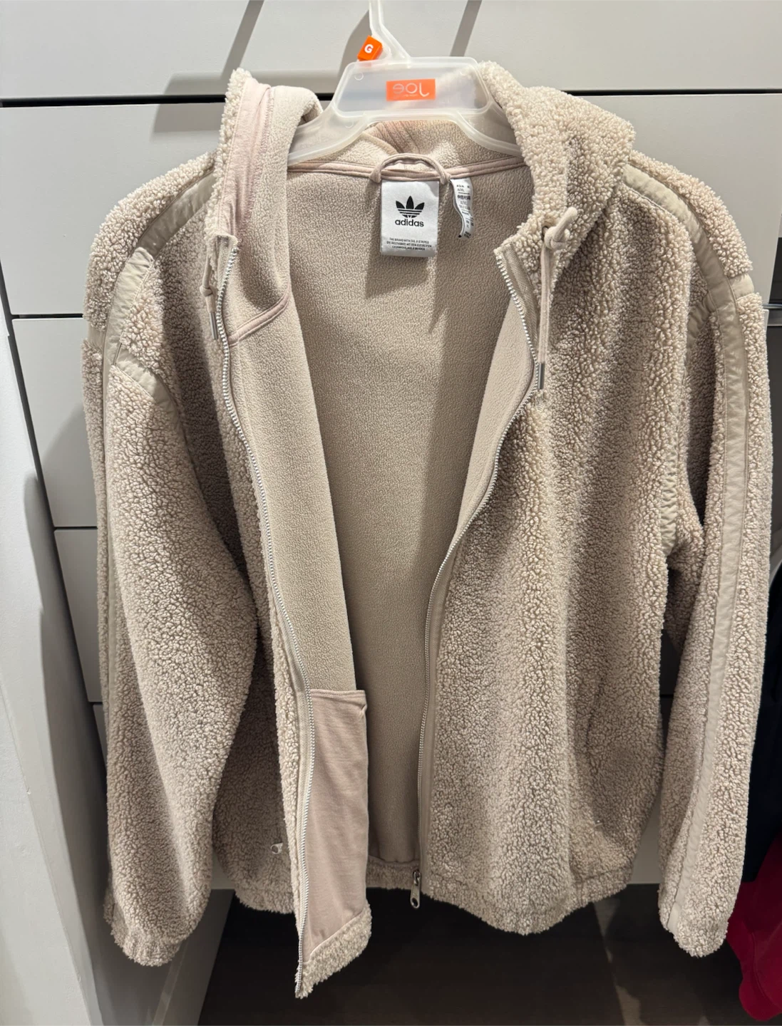 Adidas Sherpa Fleece Full Zip Hoodie - photo 3