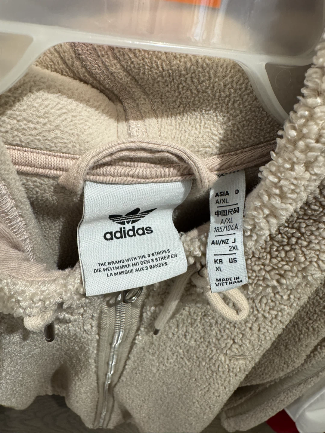 Adidas Sherpa Fleece Full Zip Hoodie - photo 5