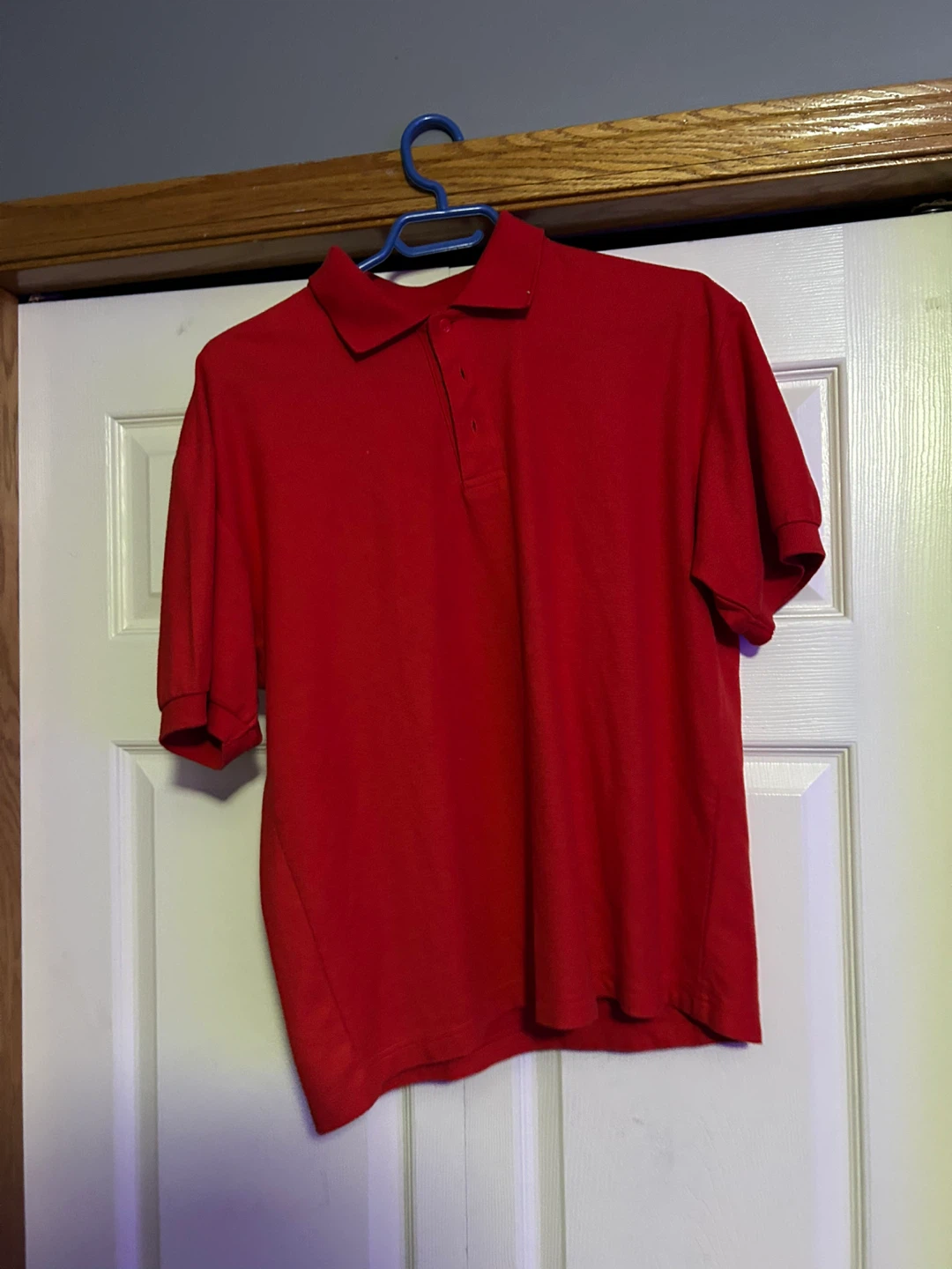Fruit of the Loom Red Polo Shirt - Size M