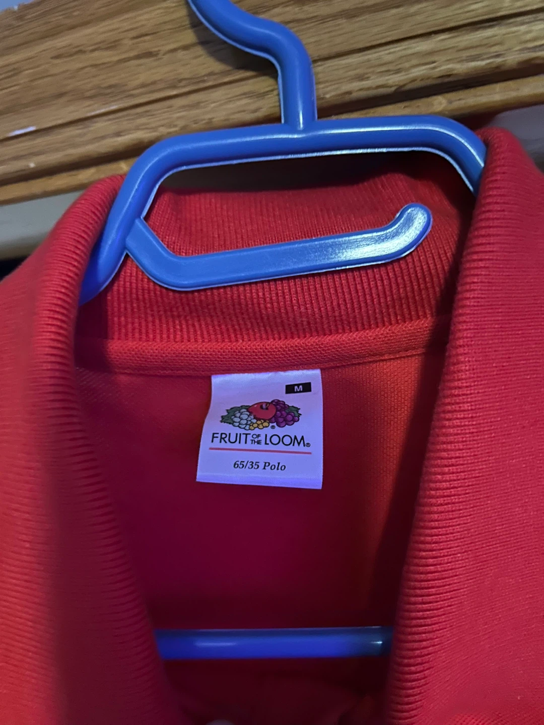 Fruit of the Loom Red Polo Shirt - Size M - photo 2