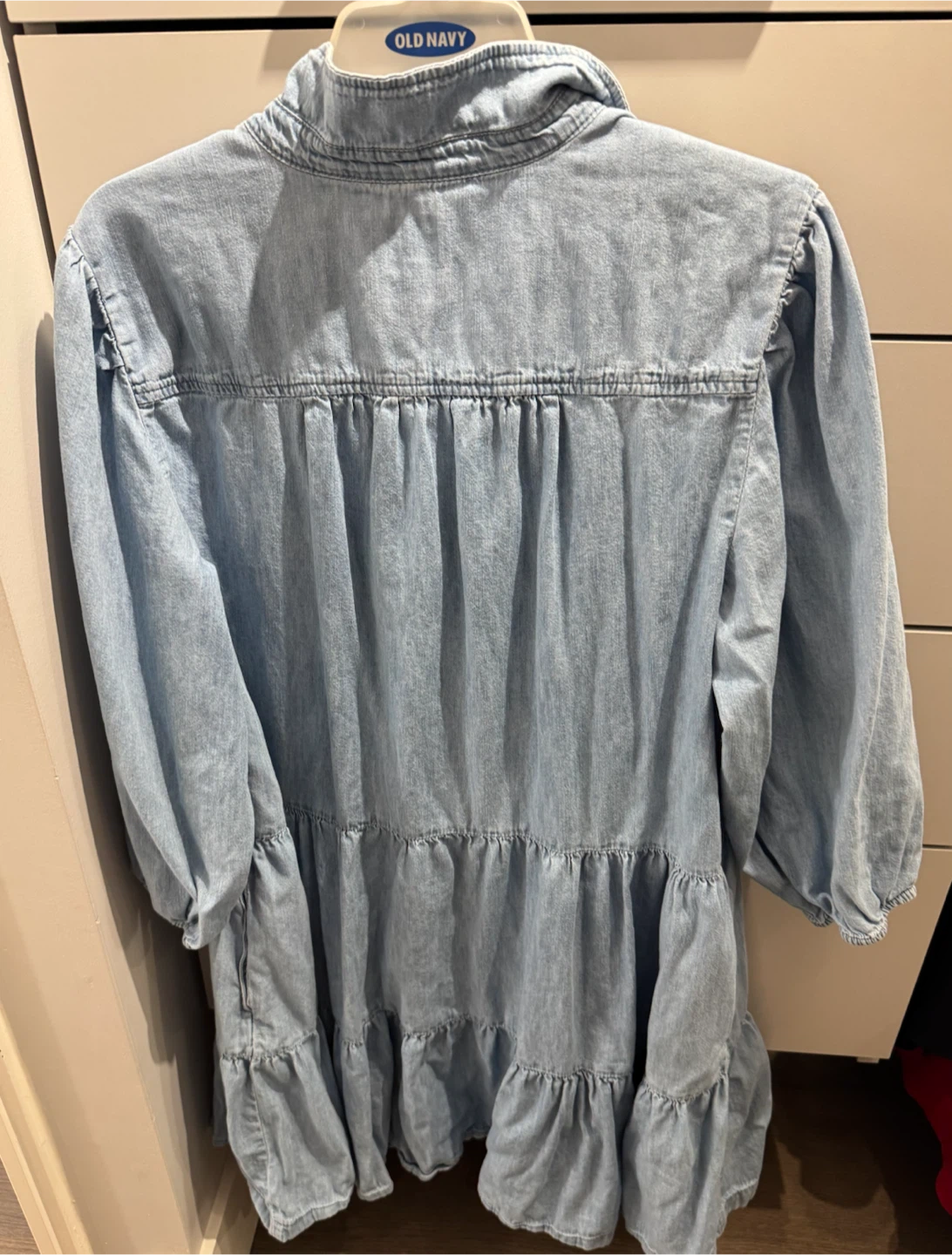 GAP Denim Tiered Dress XL - photo 2