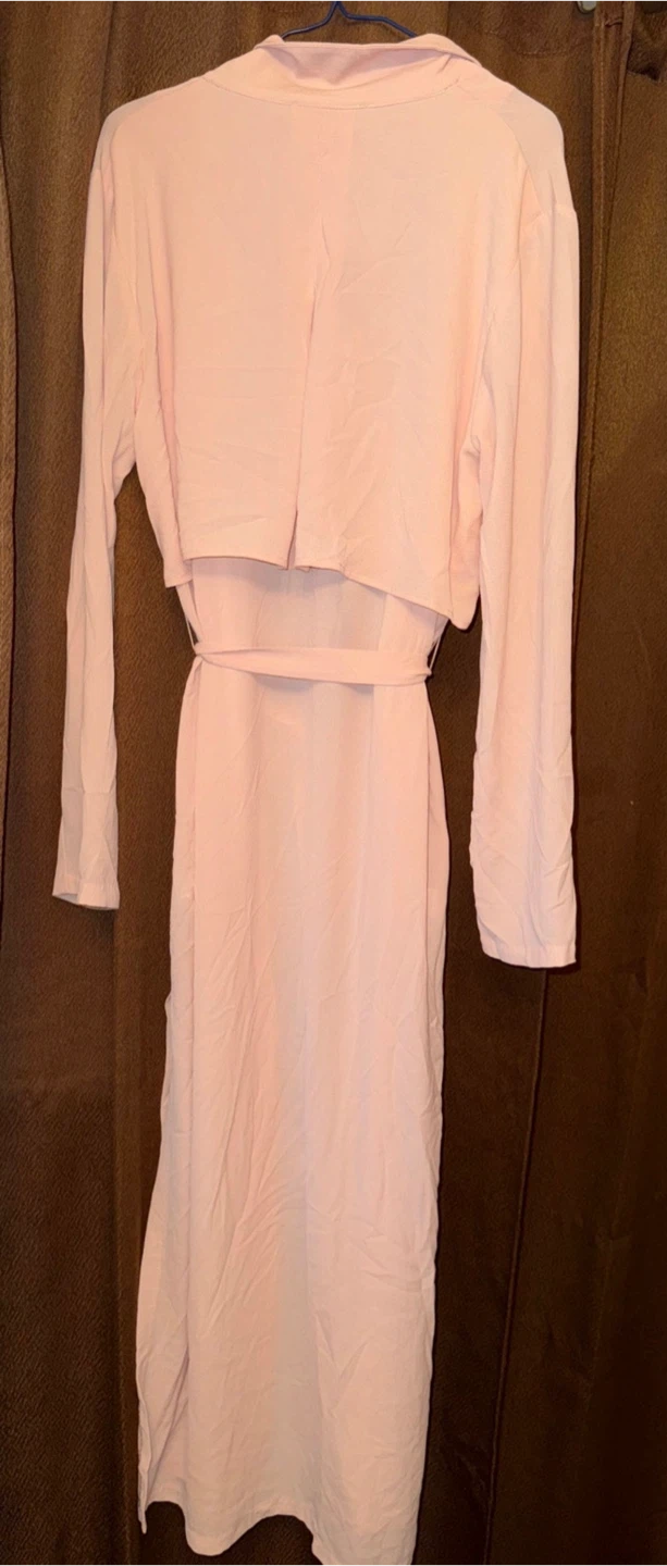 Forever 21 Pink Longline Duster Cardigan - photo 2