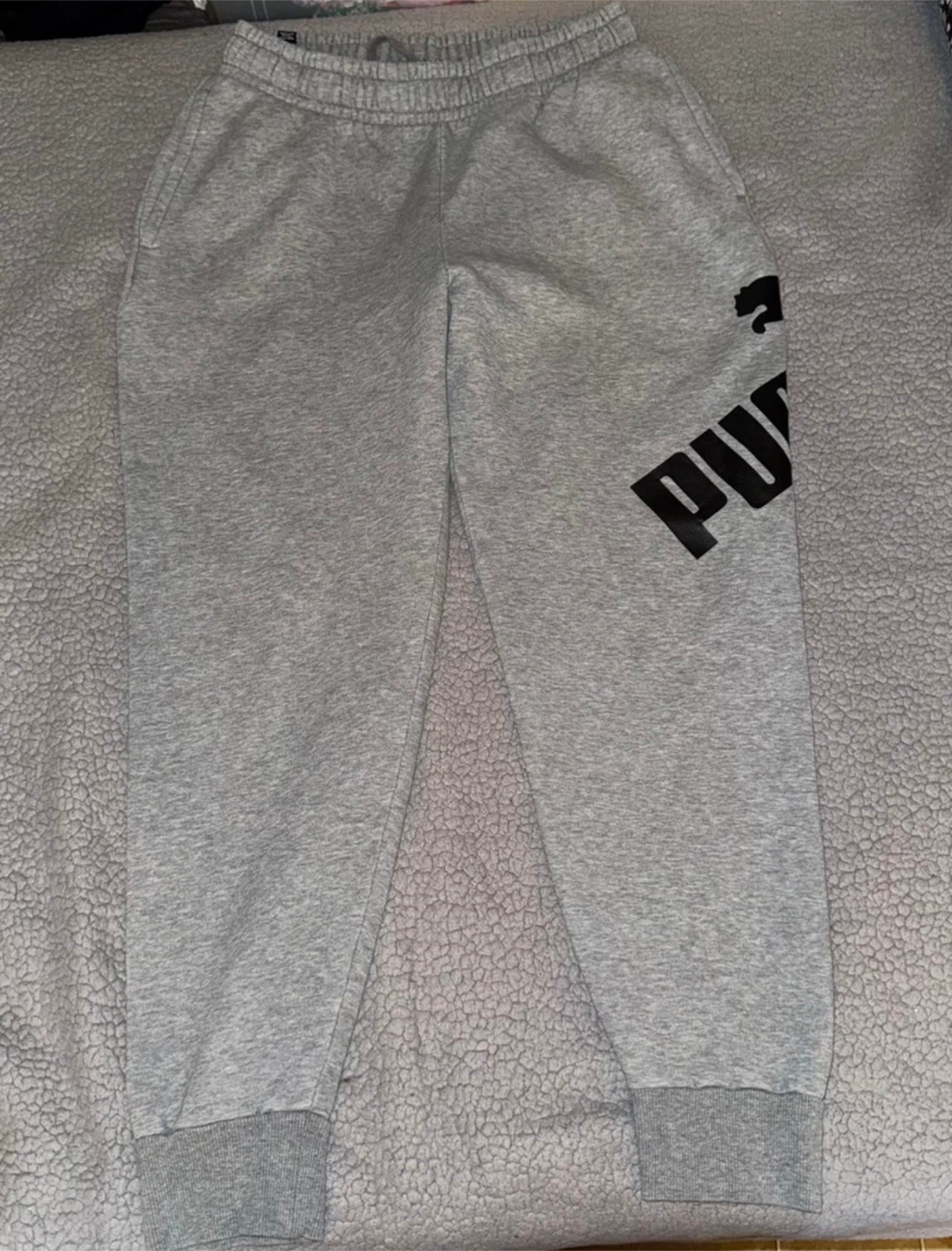 PUMA Grey Jogger Sweatpants