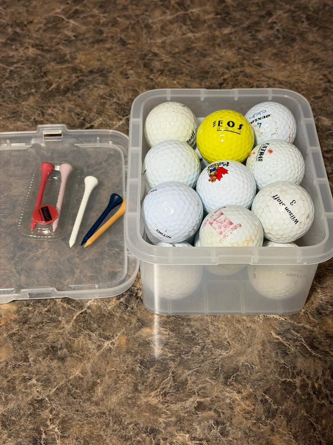 Mixed Golf Balls 18 pcs