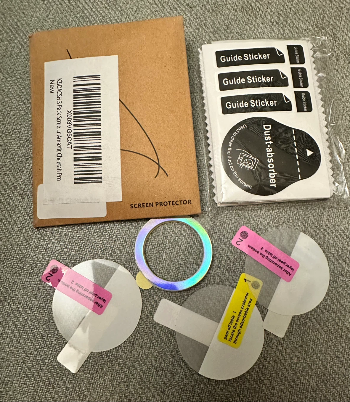 3 Pack Screen Protectors for Amazfit Cheetah Pro