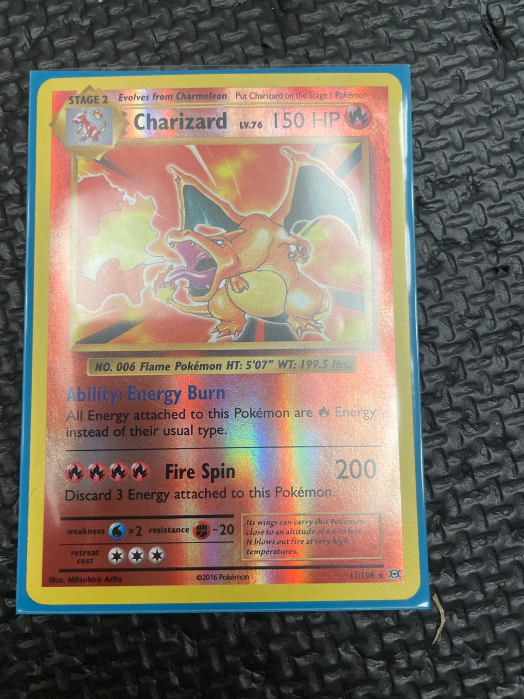 Holo charzard xy evolutions rare