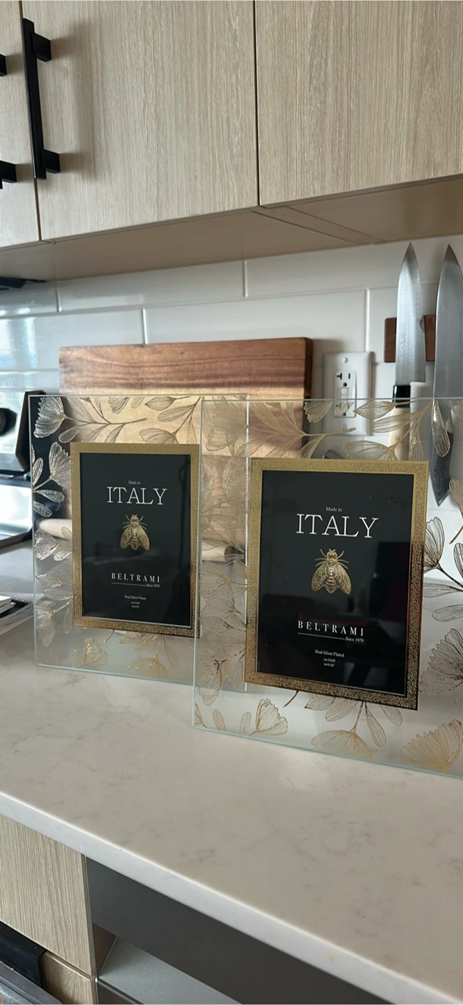 Beltrami Double Photo Frame - Made in Italy