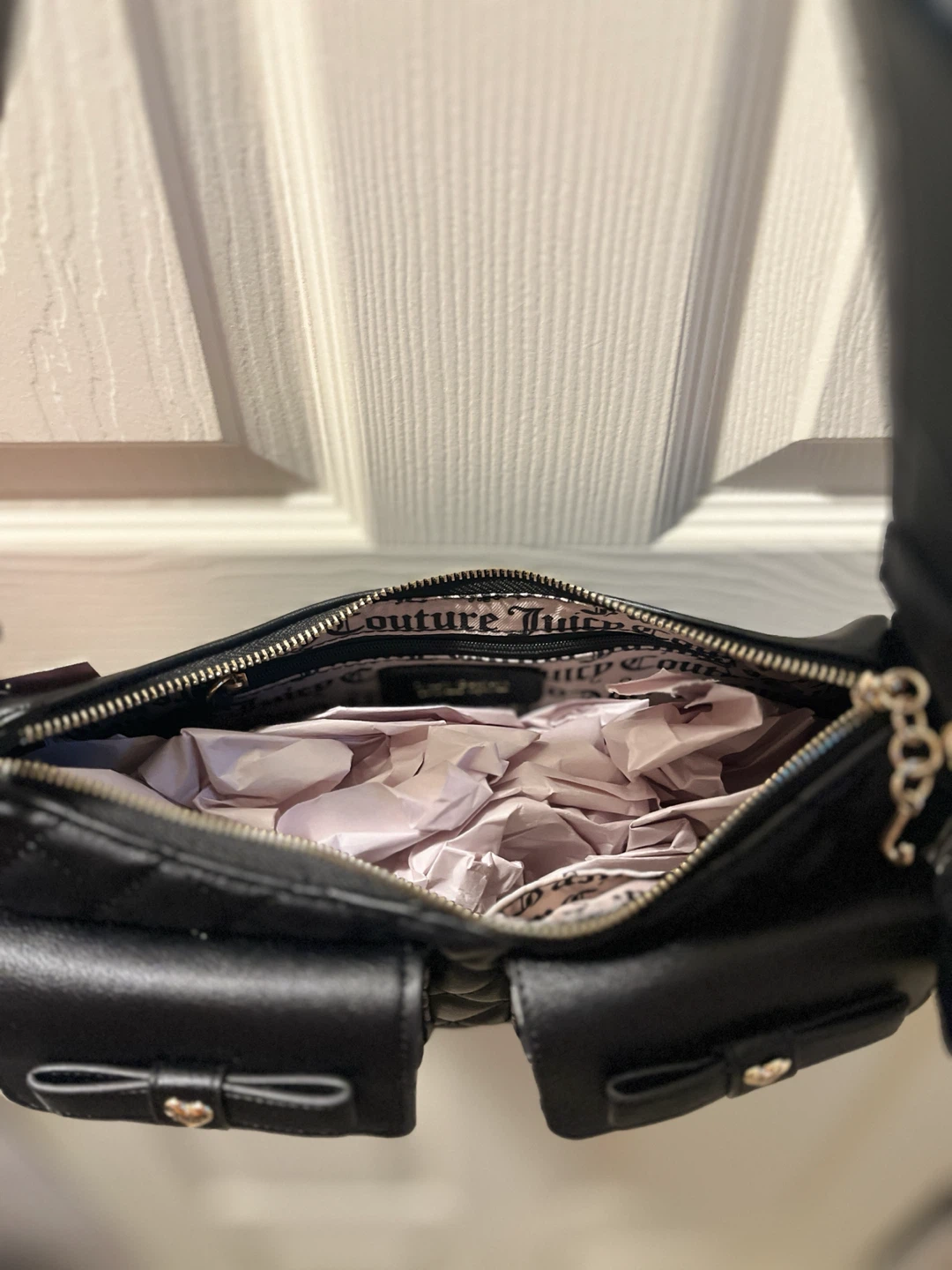 Juicy Couture Black Quilted Shoulder Bag - photo 4