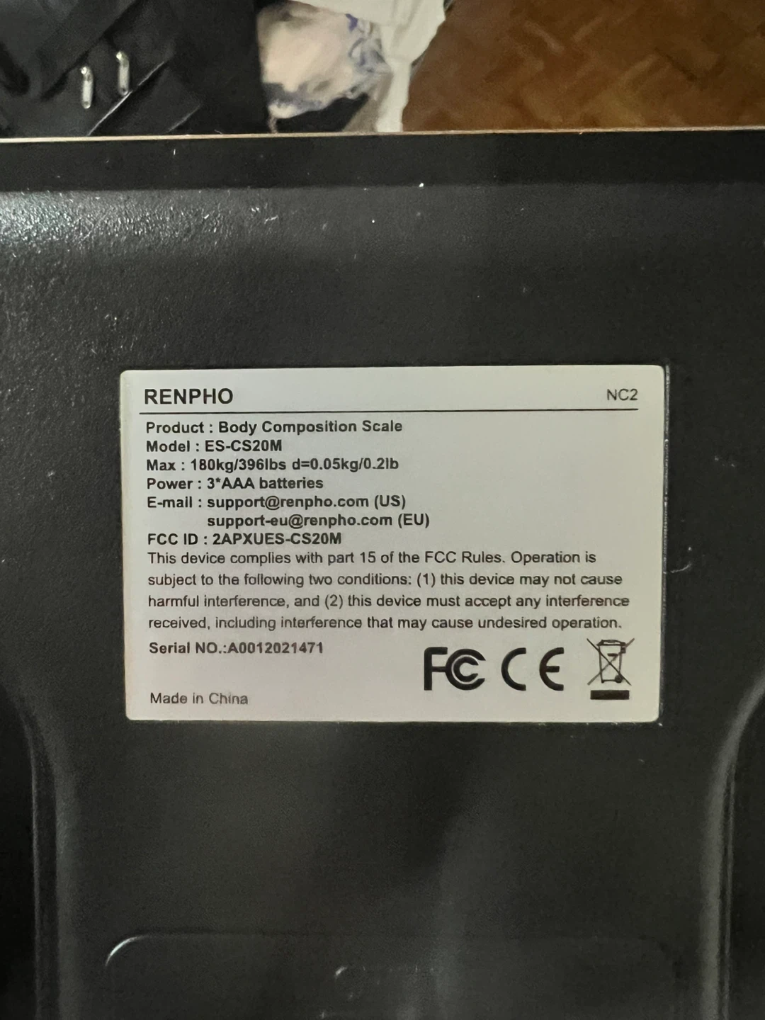 RENPHO Body Composition Scale ES-CS20M - photo 3