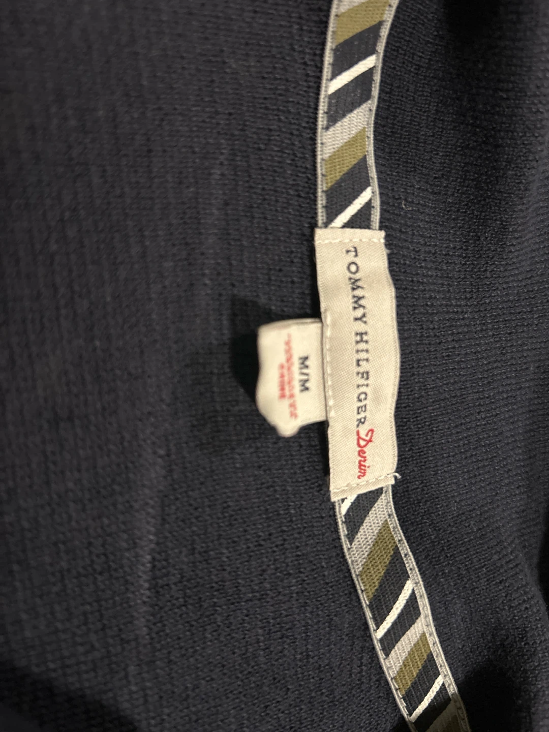 Tommy Hilfiger Denim Navy Long Sleeve Polo Shirt M/M - photo 2