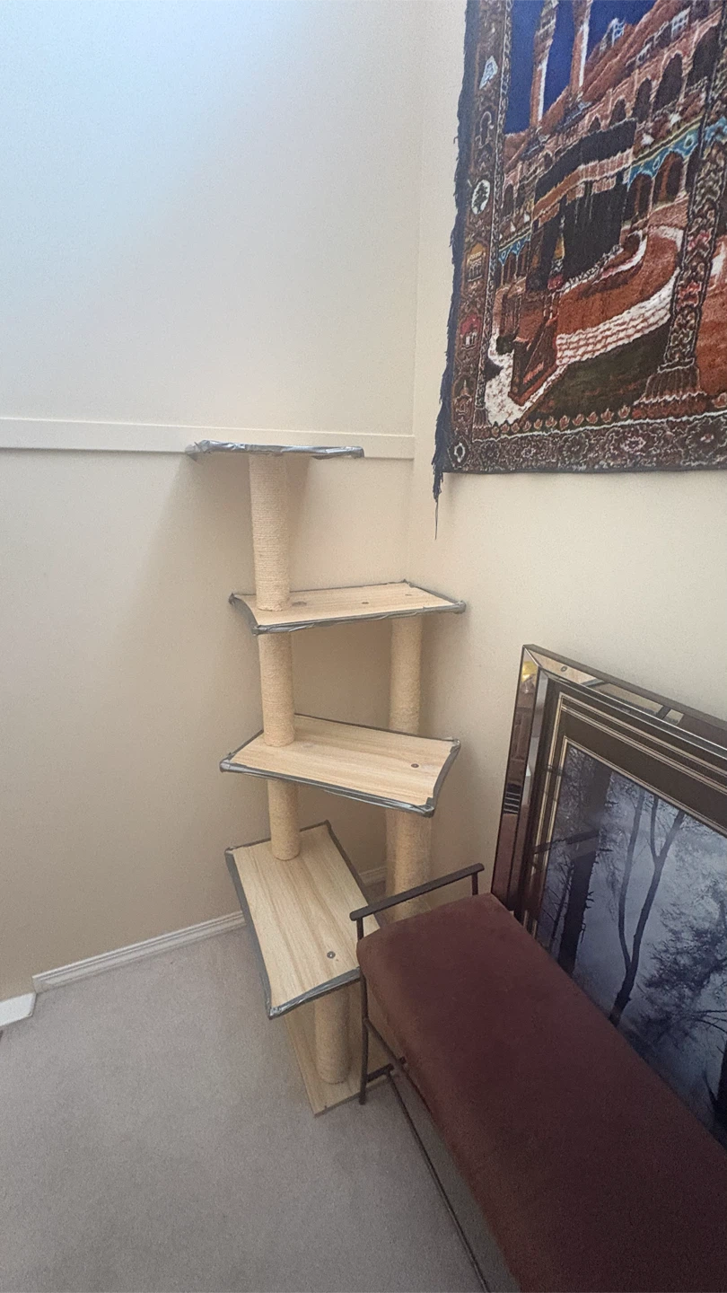 Multi-level cat tree with scratching posts Coral spring ne - photo 2