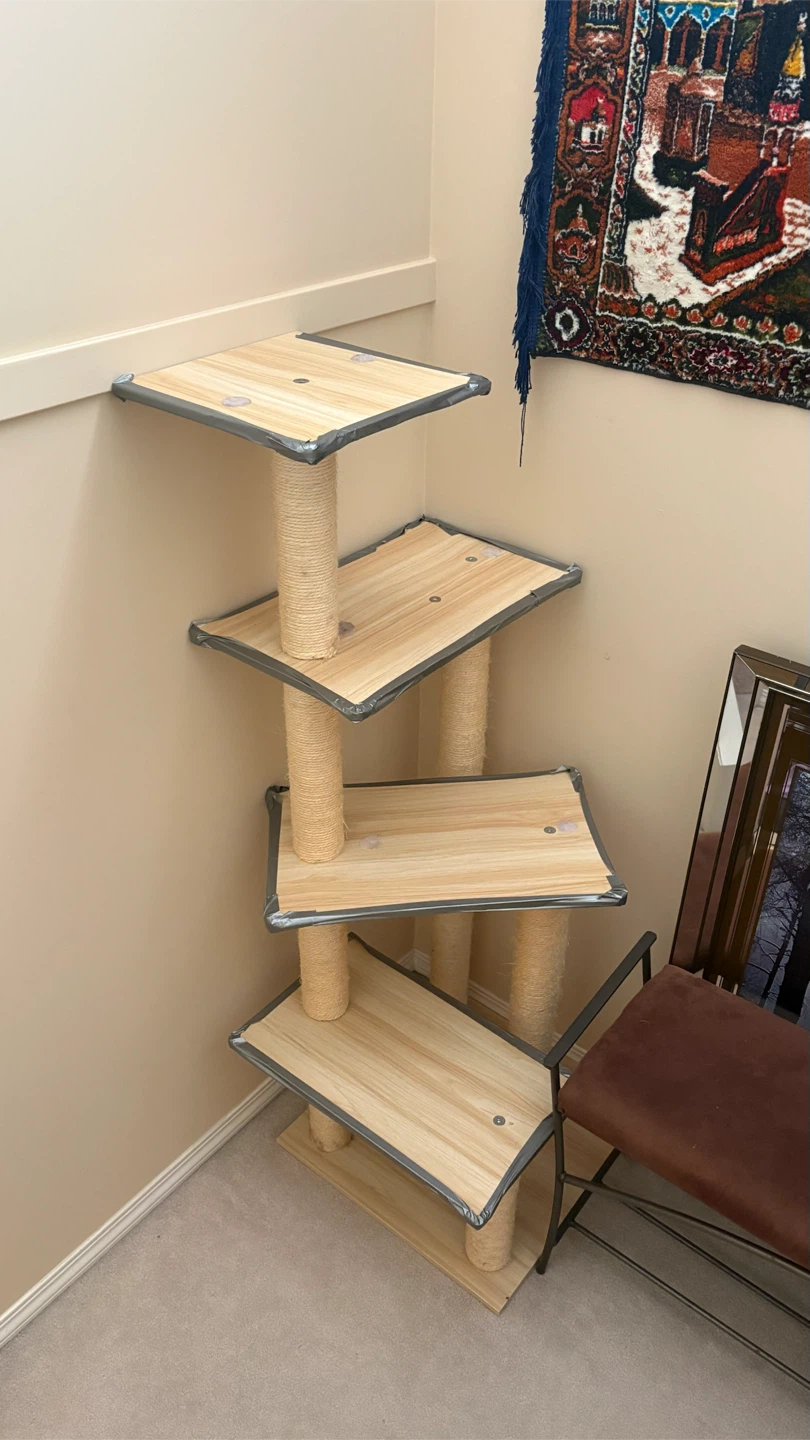 Multi-level cat tree with scratching posts Coral spring ne - photo 3