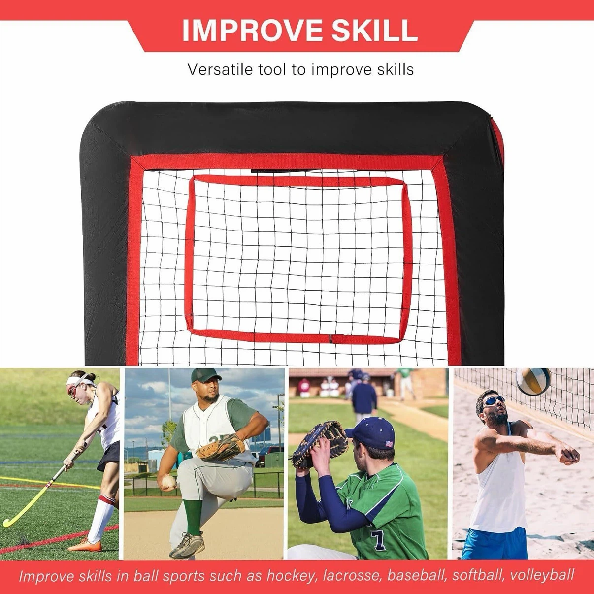 Pitch Back Net with Strike Zone - photo 2